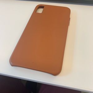 Leather iPhone XS Max case